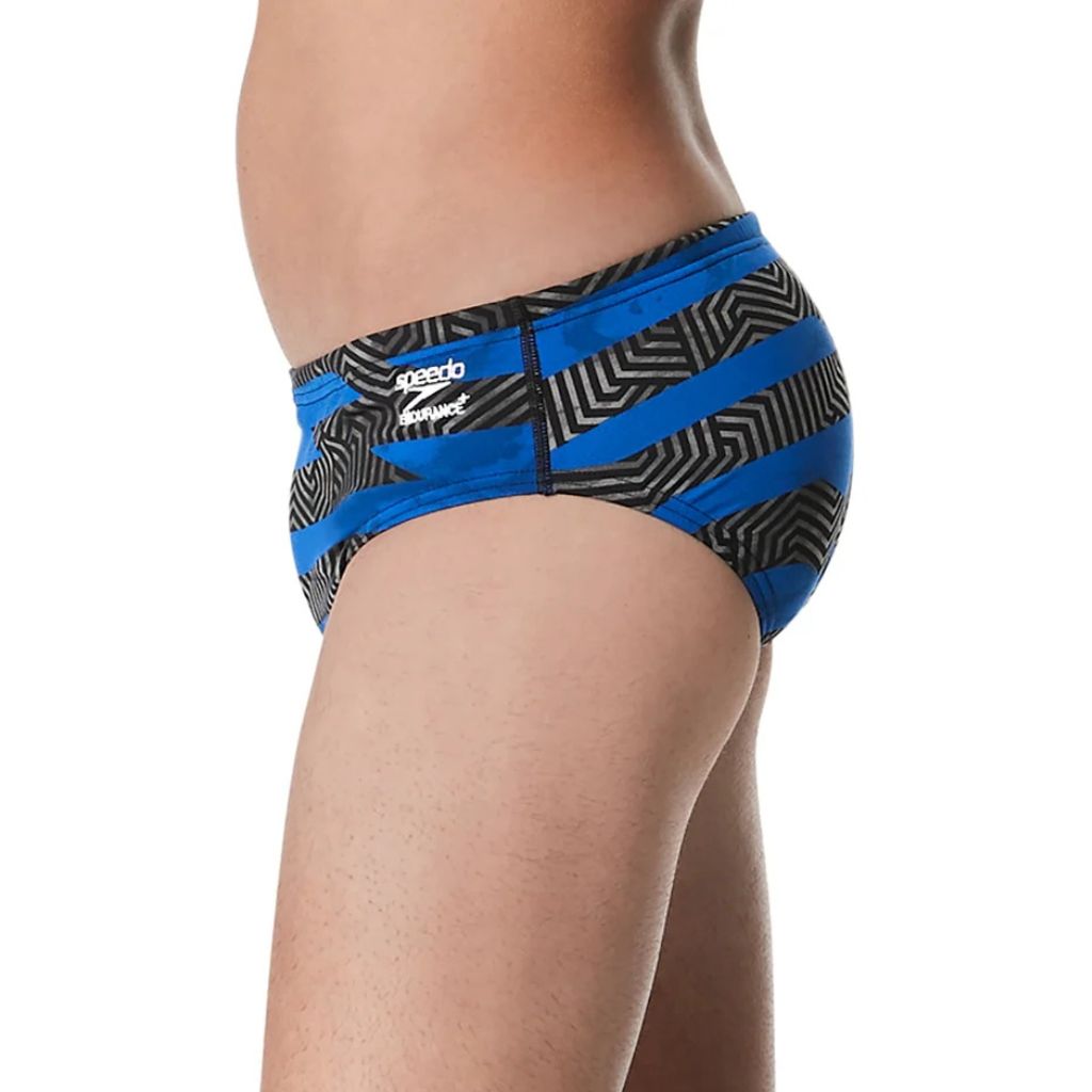Speedo Contort Stripes Brief Blue