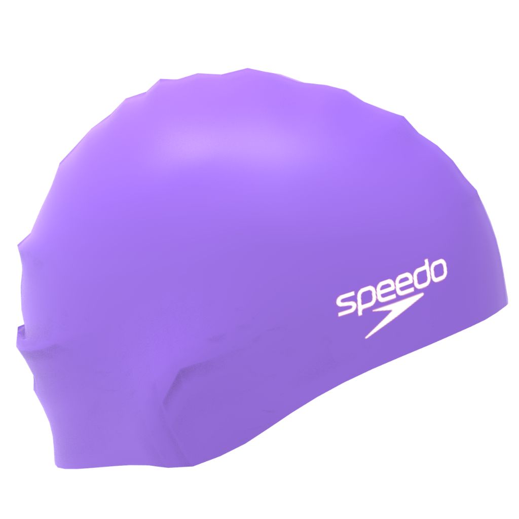 Speedo Elastomeric Solid Silicone Cap Indigo Glow