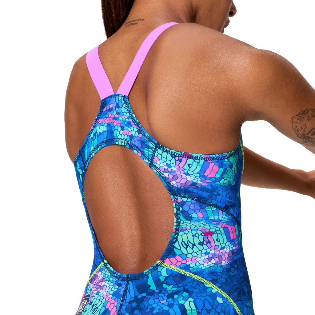 Speedo Fastskin Hyperspark Open Back Pixel Pool