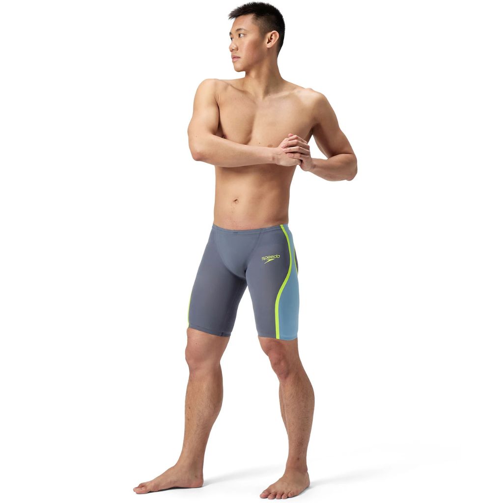 Speedo Fastskin LZR Pure Intent 2.0 Jammer Grey Lead Acadia Blue Hyper Yellow