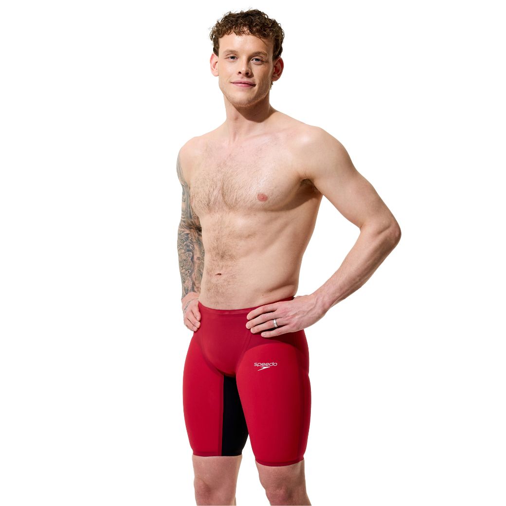 Speedo Fastskin LZR Pure Valor 2.0 High Waist Jammer Regal Red Black