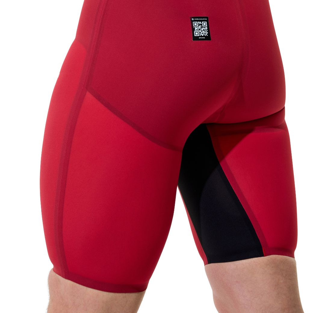 Speedo Fastskin LZR Pure Valor 2.0 High Waist Jammer Regal Red Black