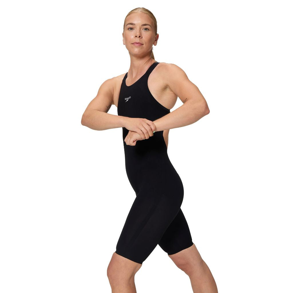 Speedo Fastskin LZR Pure Valor 2.0 Open Back Black