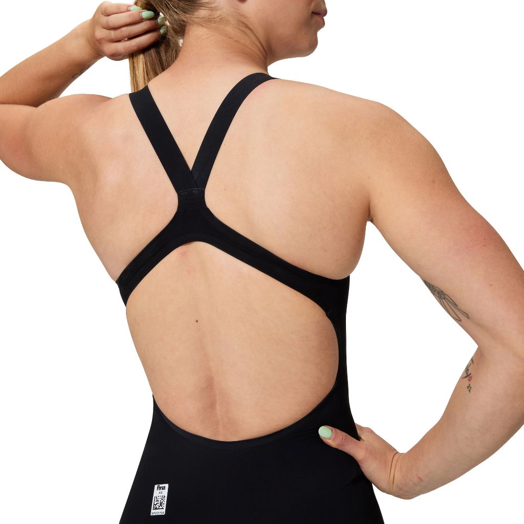 Speedo Fastskin LZR Pure Valor 2.0 Open Back Black