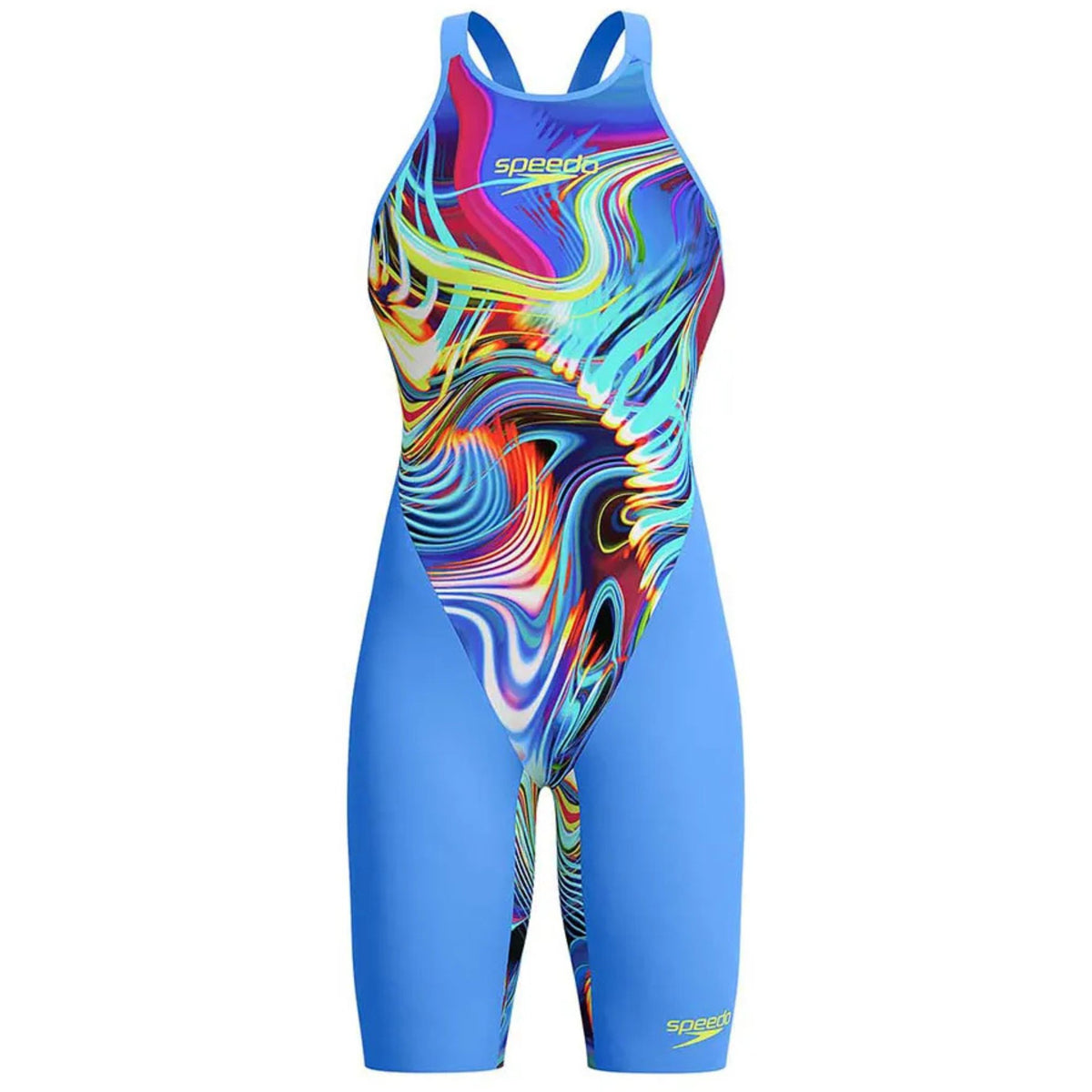 Speedo Fastskin LZR Pure Valor 2.0 Open Back Molten Blur Blue