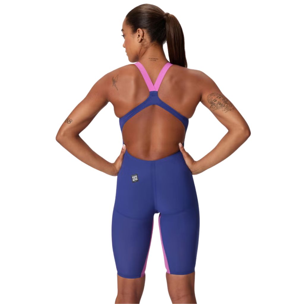 Speedo Fastskin LZR Pure Valor 2.0 Open Back Navy Purple