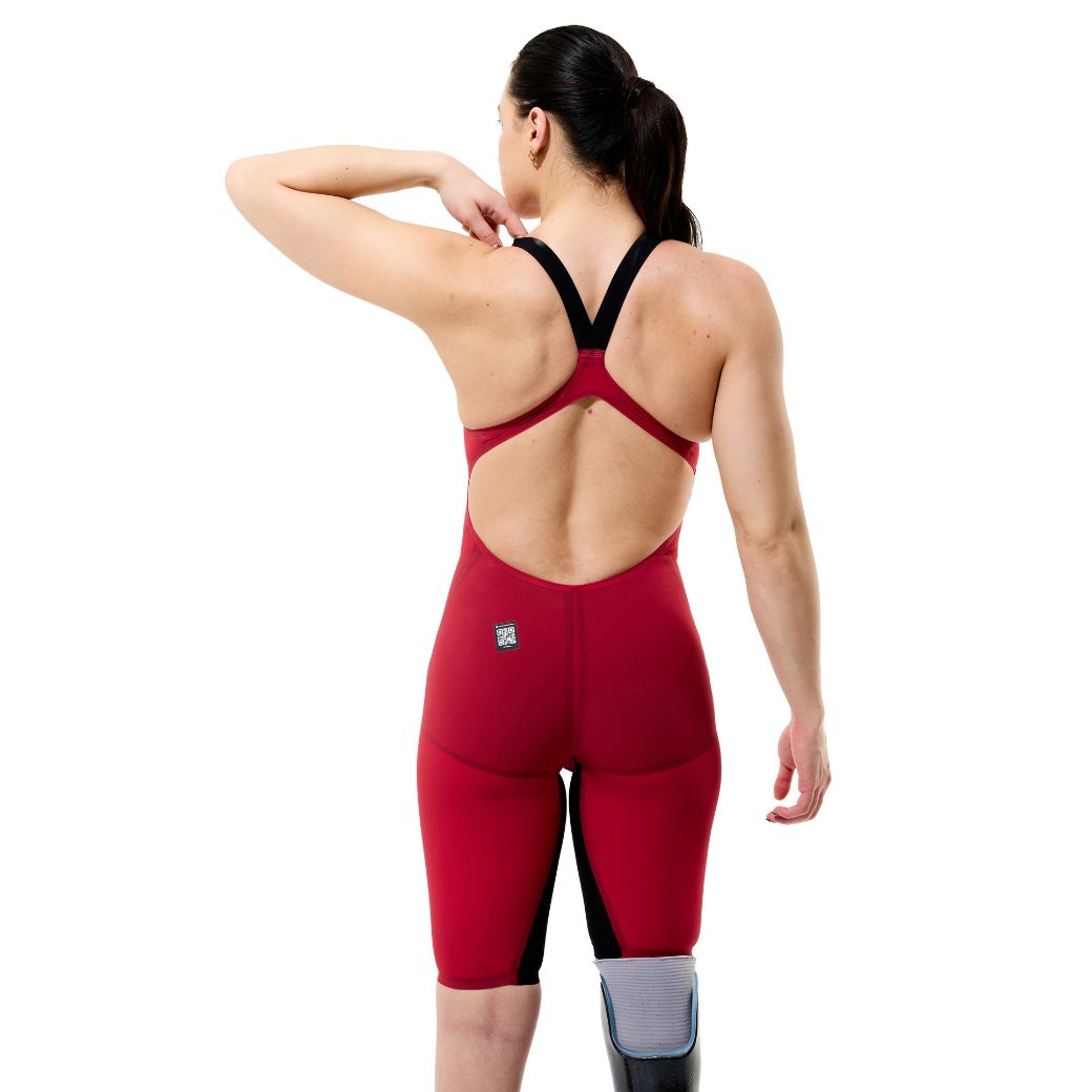 Speedo Fastskin LZR Pure Valor 2.0 Open Back Regal Red Black