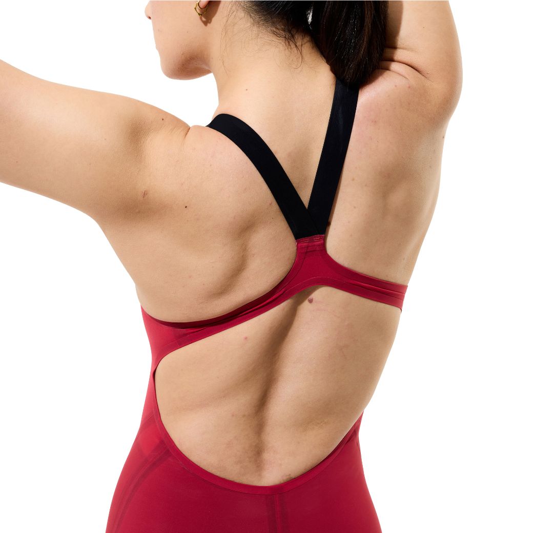 Speedo Fastskin LZR Pure Valor 2.0 Open Back Regal Red Black