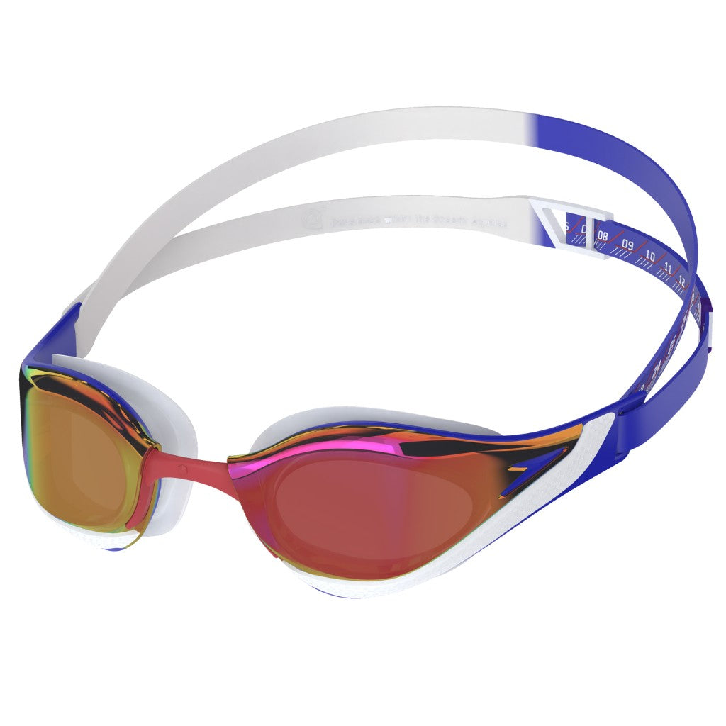 speedo fastskin goggles Speedo Fastskin Pure Focus Mirrored Blue White