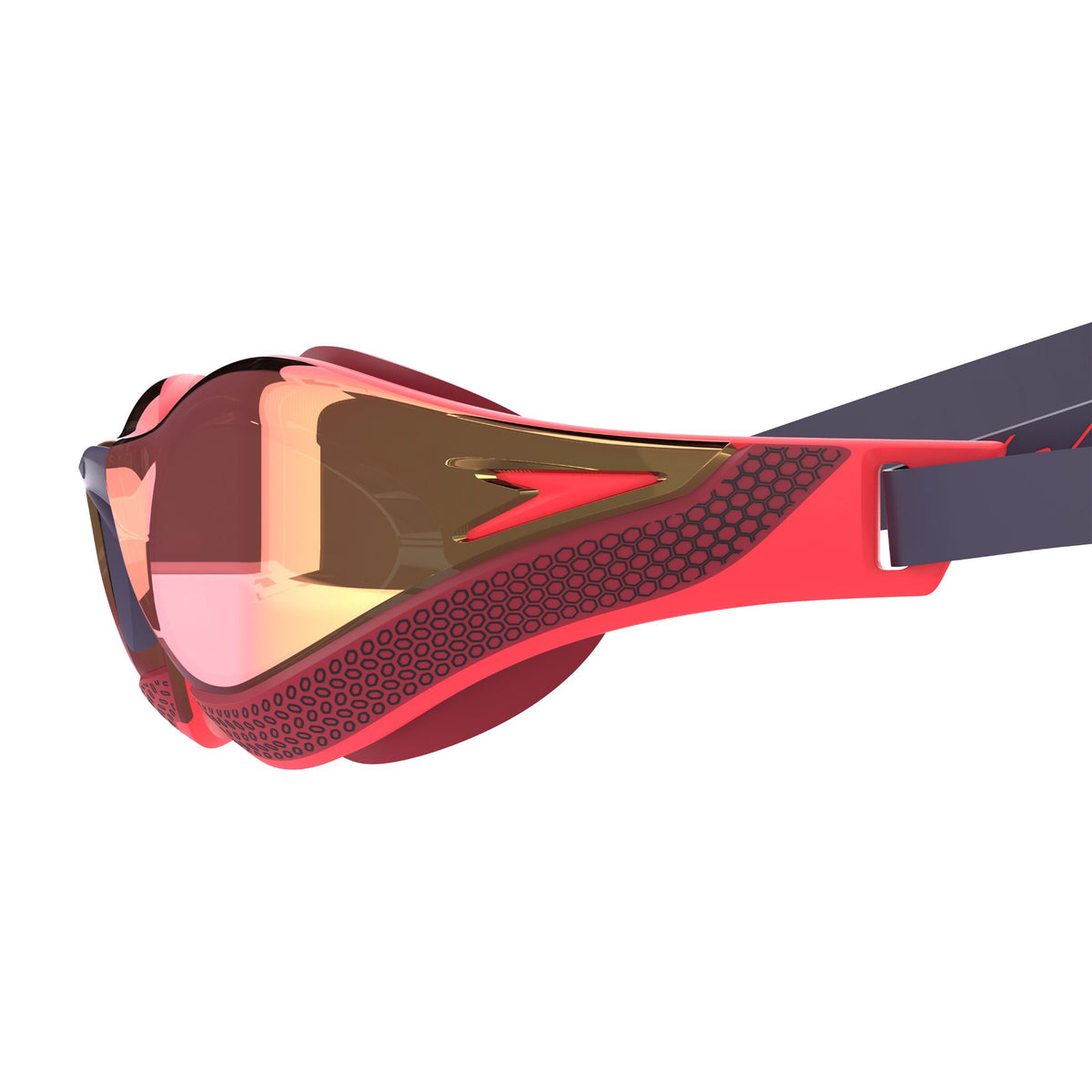 Speedo Fastskin Pure Focus Mirrored Regal Red Smoke Race Flare