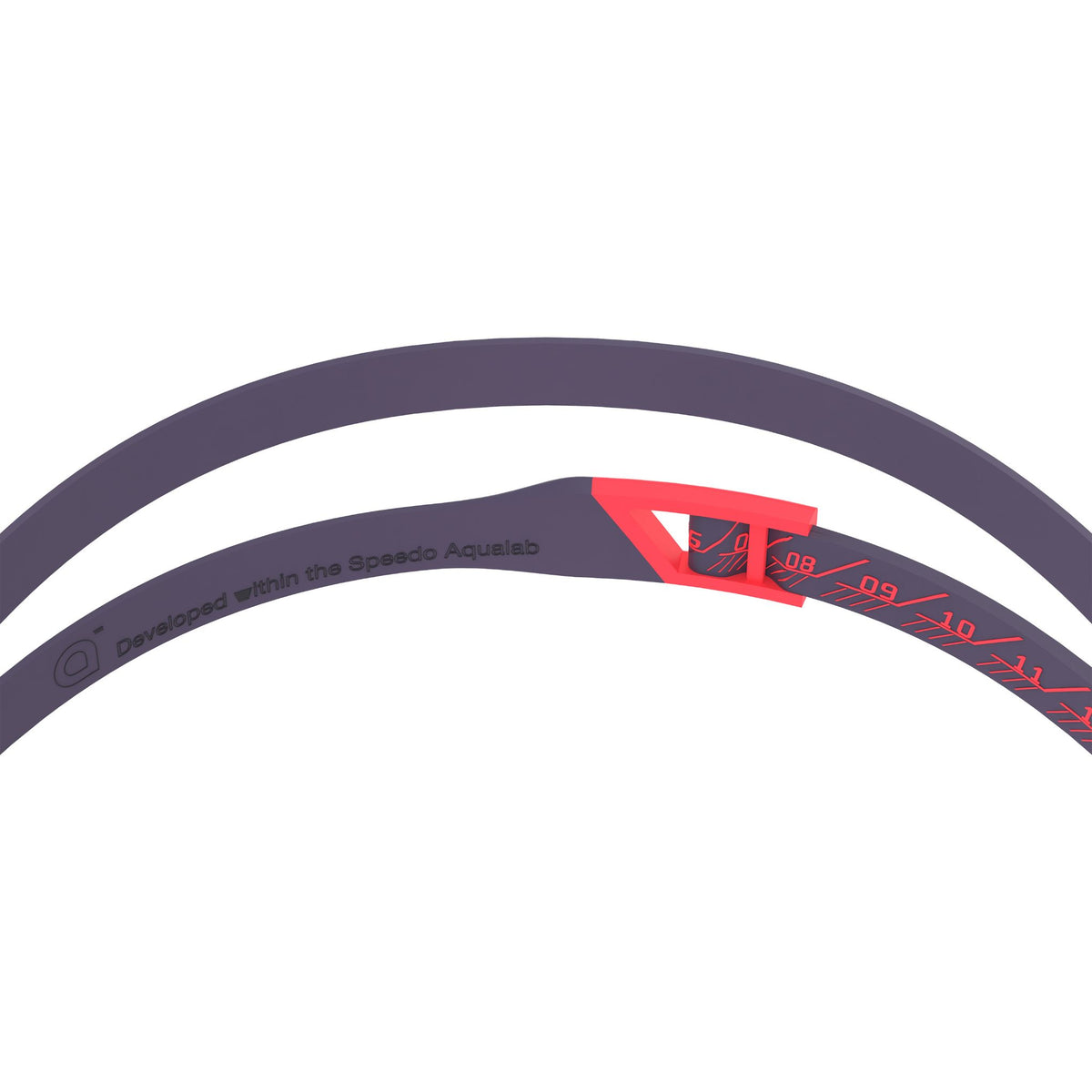 Speedo Fastskin Pure Focus Mirrored Regal Red Smoke Race Flare