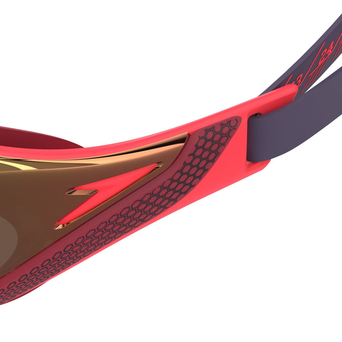 Speedo Fastskin Pure Focus Mirrored Regal Red Smoke Race Flare