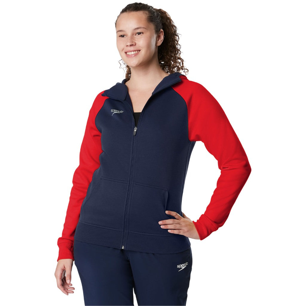 Speedo Women&#39;s Team Jacket Red