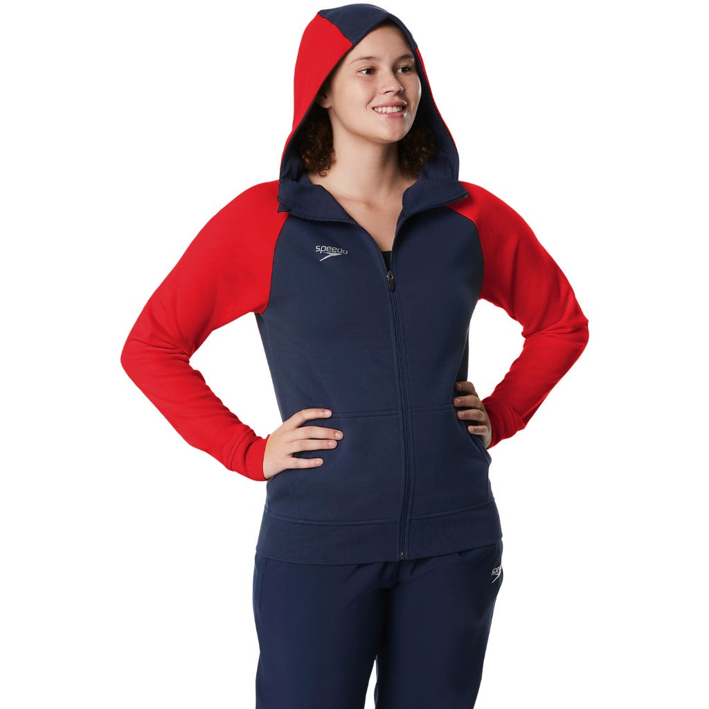 Speedo Women&#39;s Team Jacket Red