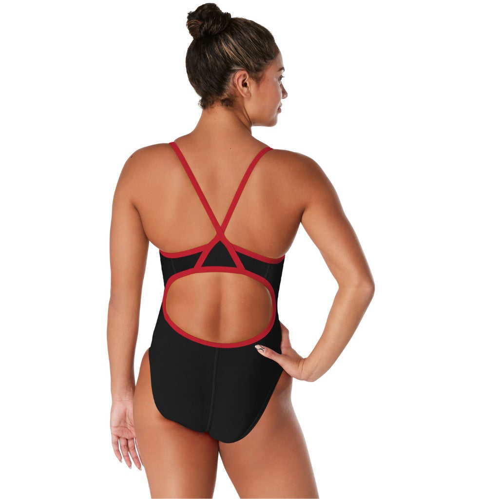 Speedo Flyback Black Red