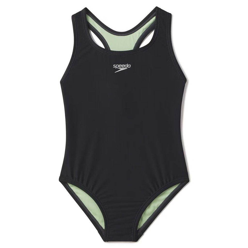 Speedo Girl&#39;s Racerback Black