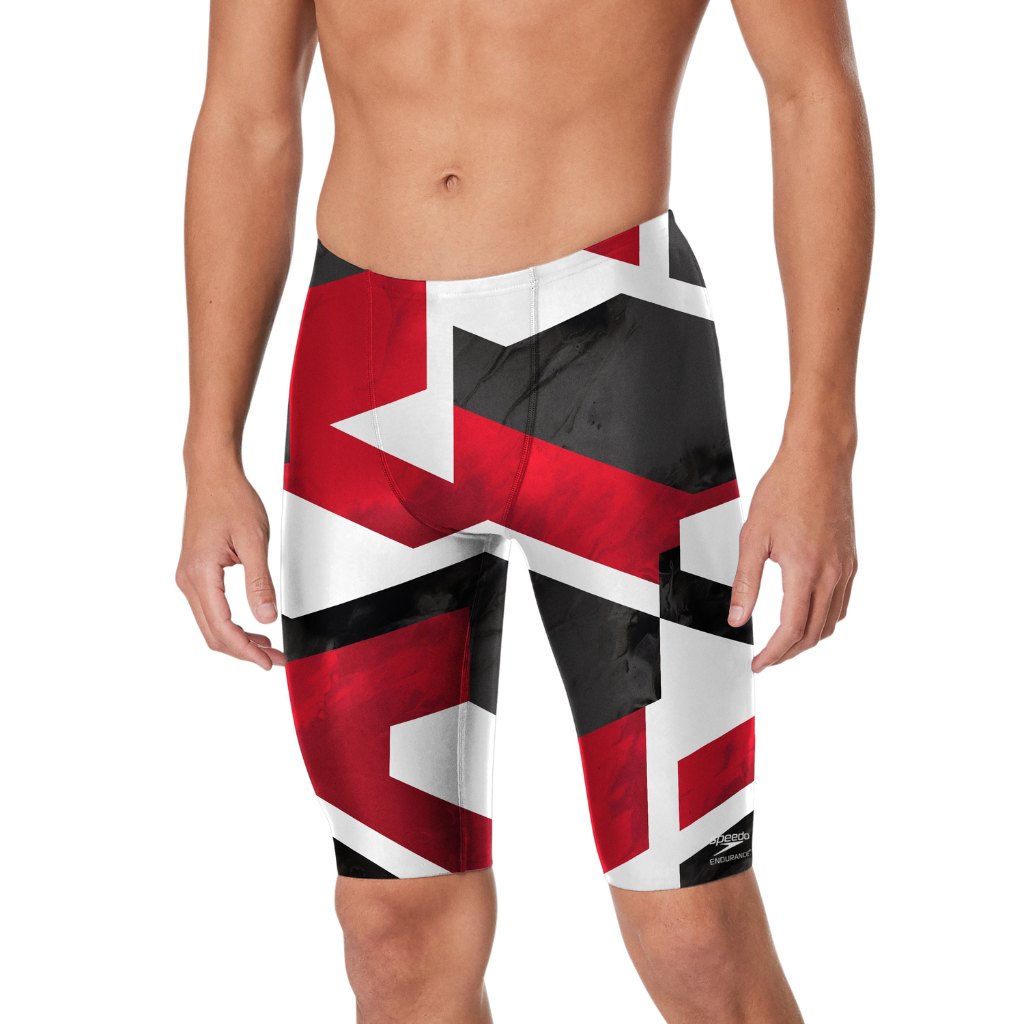 Speedo Glimmer Jammer Red