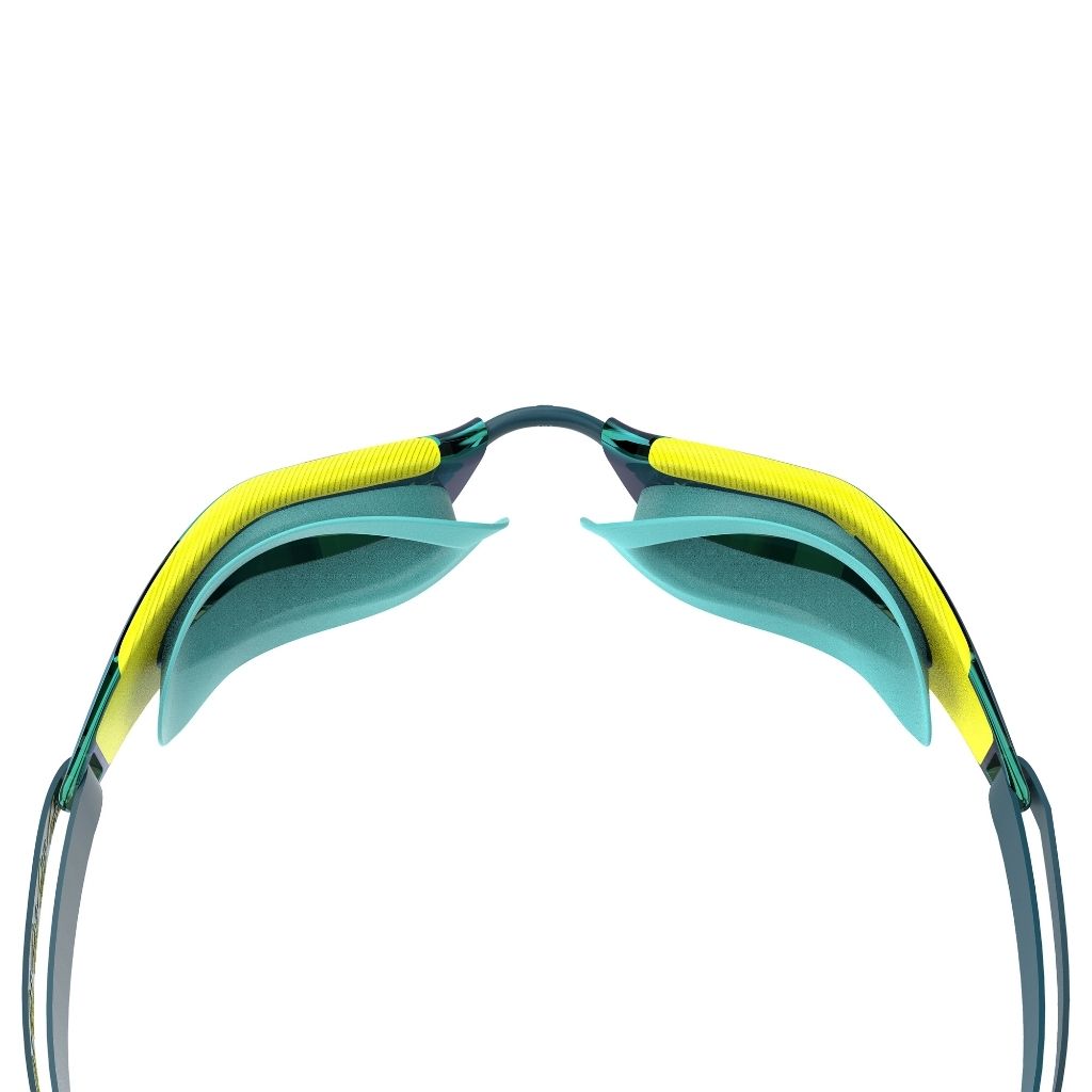 Speedo Fastskin Hyper Elite Mirror Hyper Yellow Steel Emerald