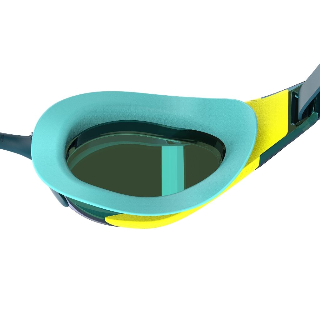 Speedo Fastskin Hyper Elite Mirror Hyper Yellow Steel Emerald