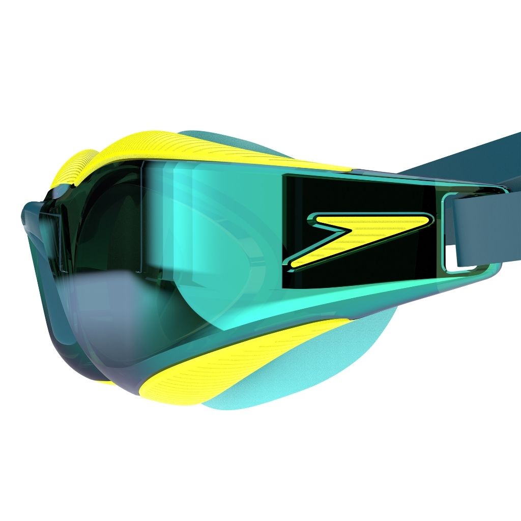 Speedo Fastskin Hyper Elite Mirror Hyper Yellow Steel Emerald