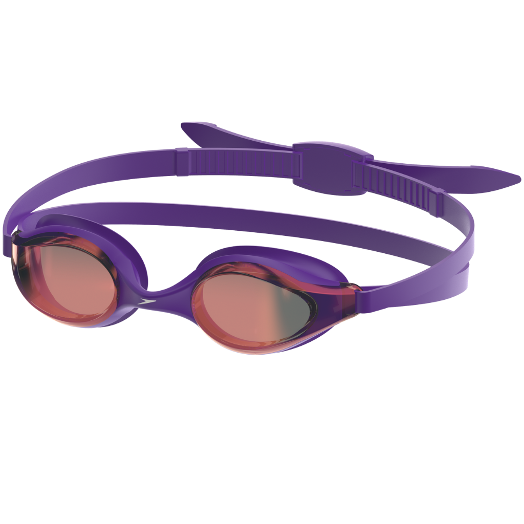 Speedo Junior Hyper Flyer Mirrored Goggle Purple