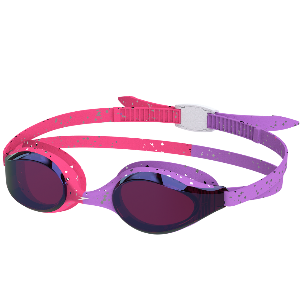 Speedo Junior Hyper Flyer Mirrored LE Goggle Pink Purple