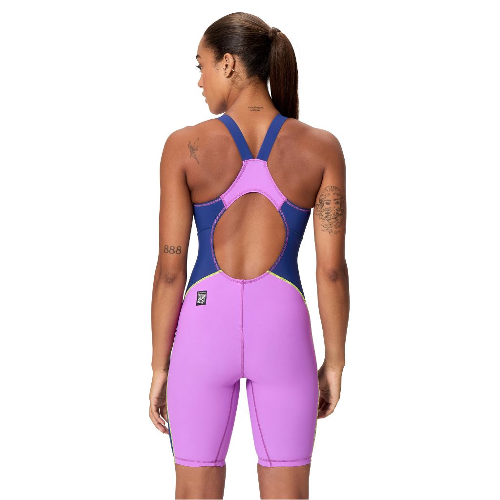 Speedo Fastskin Hyperspark Open Back Neon Jelly Noble Navy