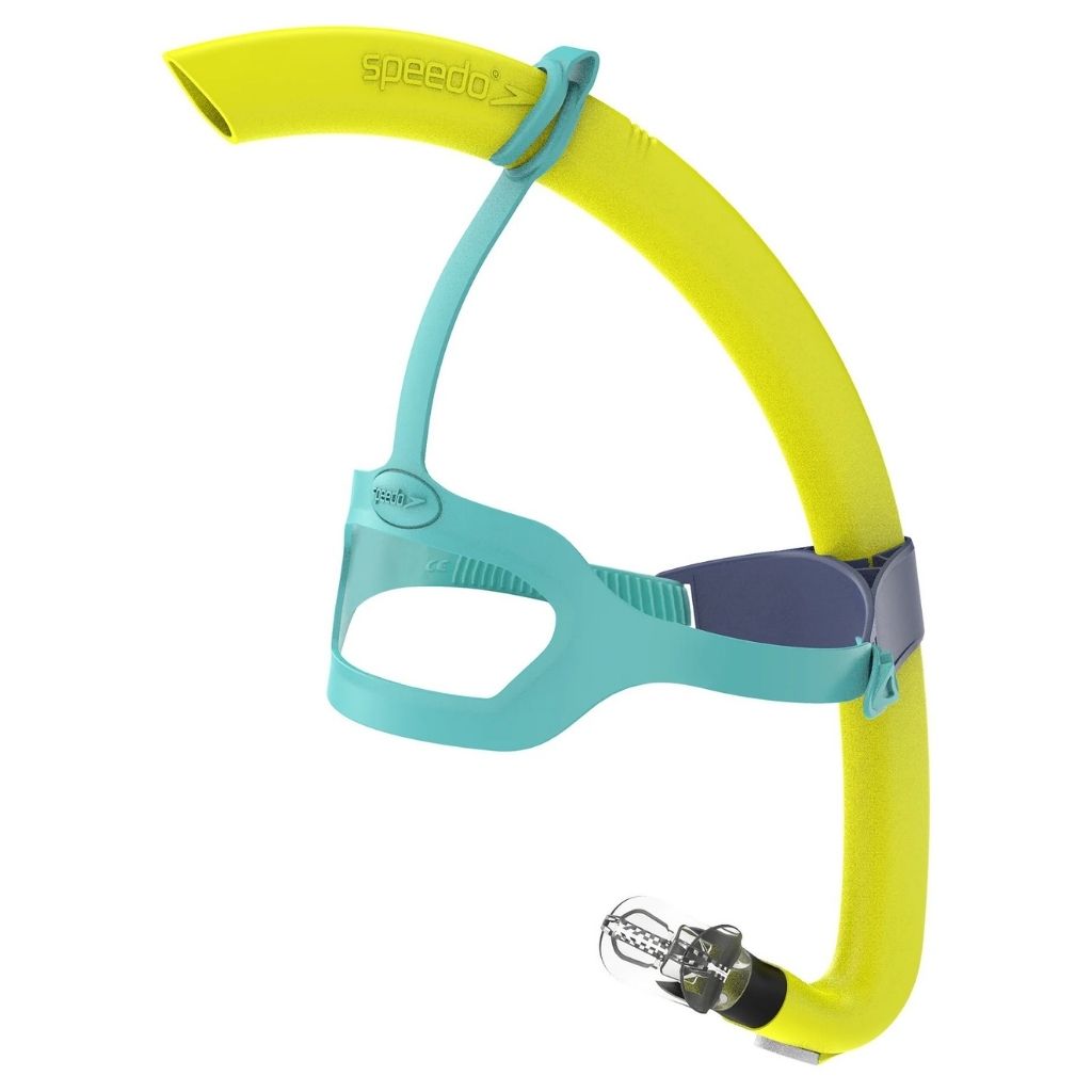 Speedo Junior Bullet Head Snorkel Hyper Yellow Arctic Glass