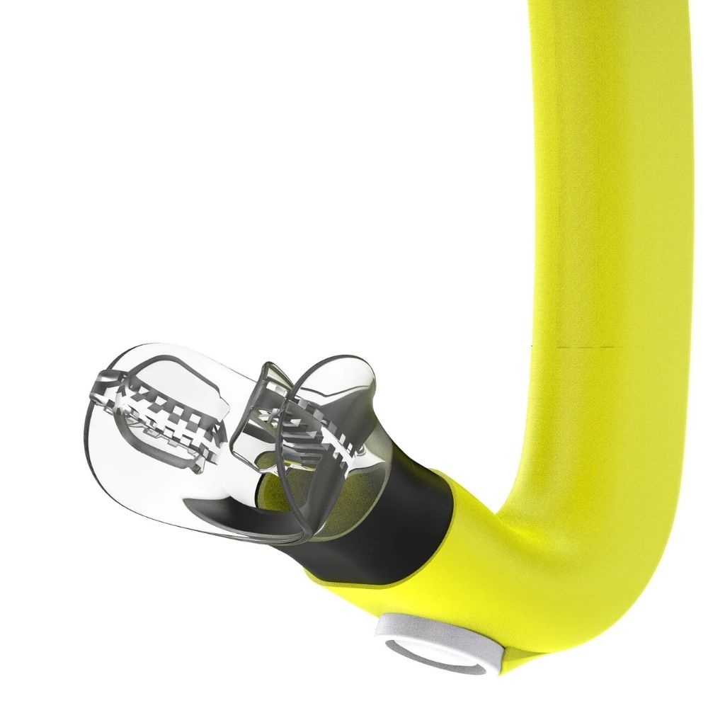 Speedo Junior Bullet Head Snorkel Hyper Yellow Arctic Glass