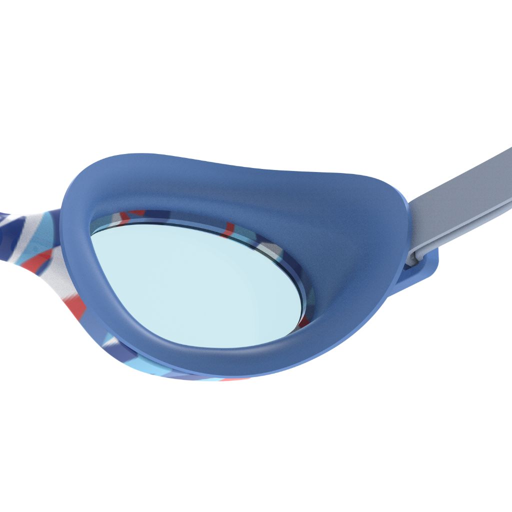 Speedo Junior Printed Futura Hydrospex Legend Red Patchwork Boom Celeste