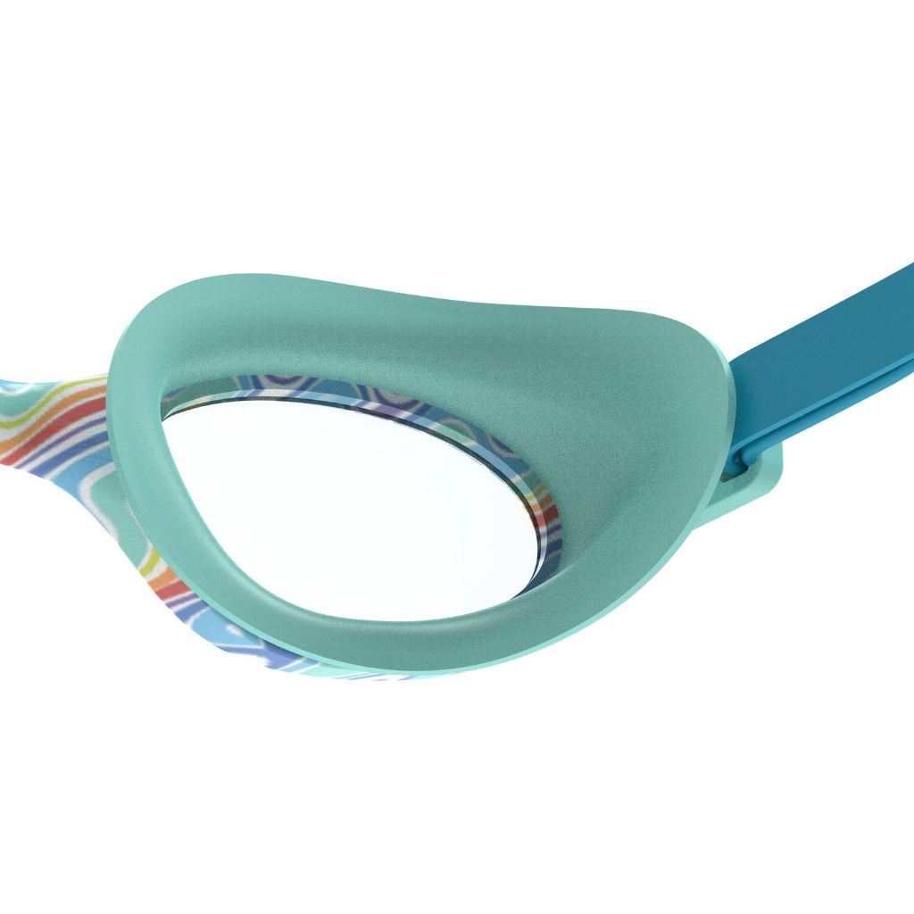 Speedo Junior Printed Futura Hydrospex Rainbow Clear
