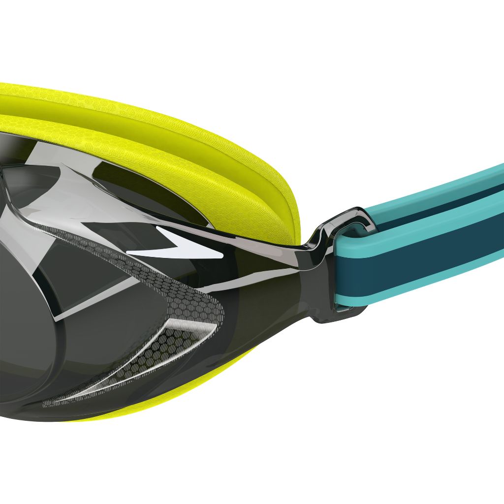 Speedo Junior Vanquisher 3.0 Mirrored Hyper Yellow Smoke Silver