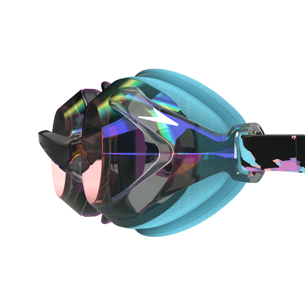 Speedo Junior Vanquisher 3.0 Mirrored Ltd. Neon Jelly Wave Tie Dye