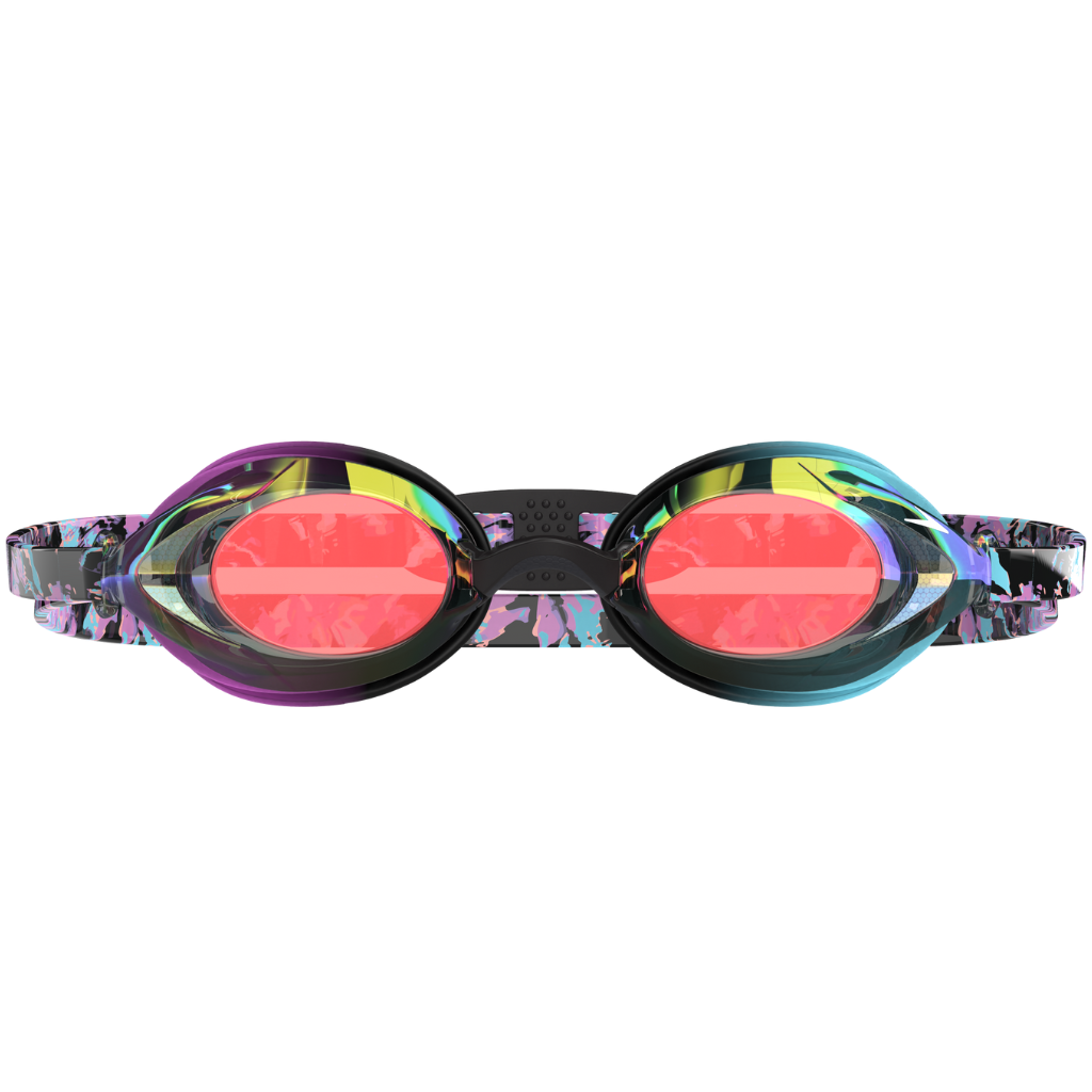 Speedo Junior Vanquisher 3.0 Mirrored Ltd. Neon Jelly Wave Tie Dye