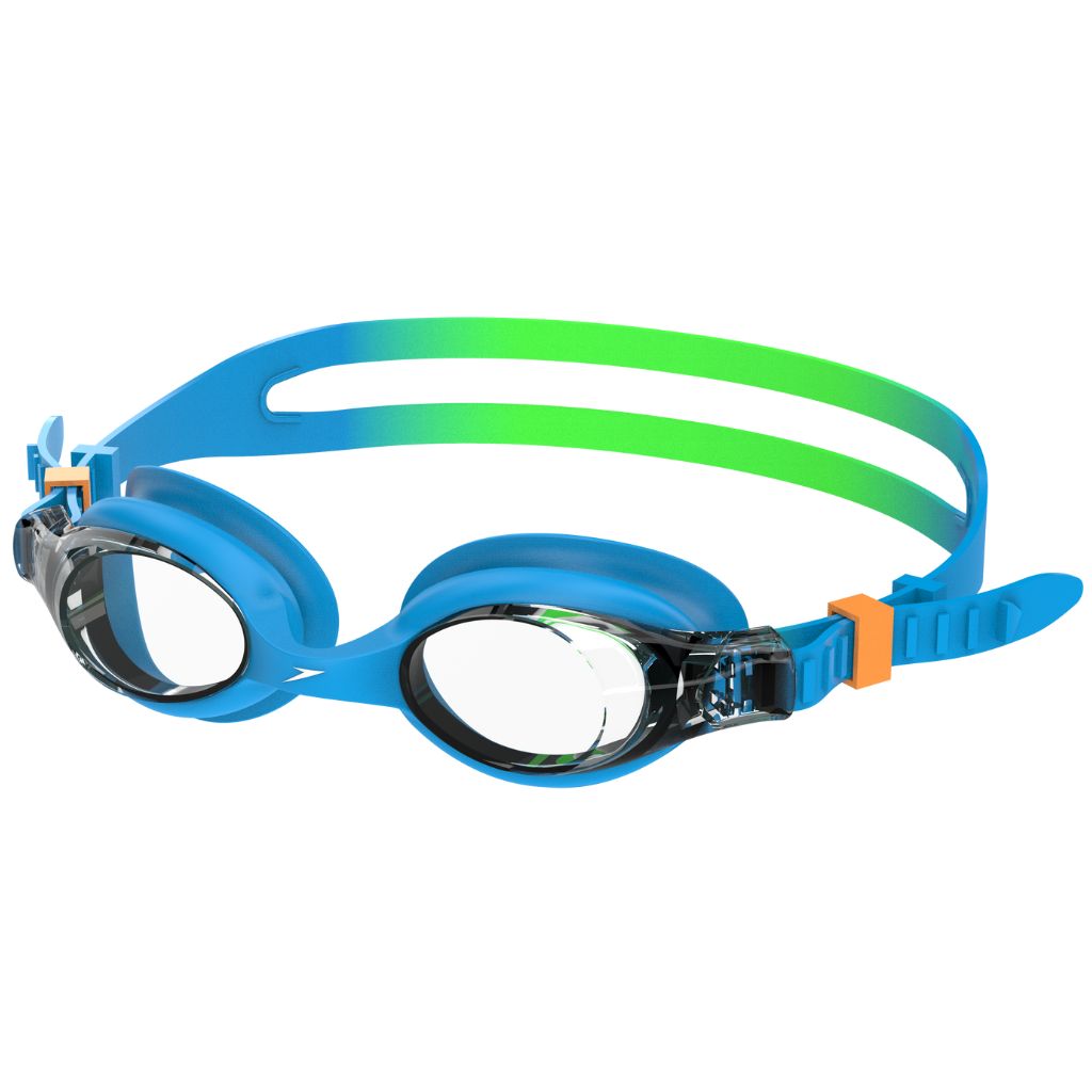 Speedo Kids Skoogle Azure Blue Fluro Green