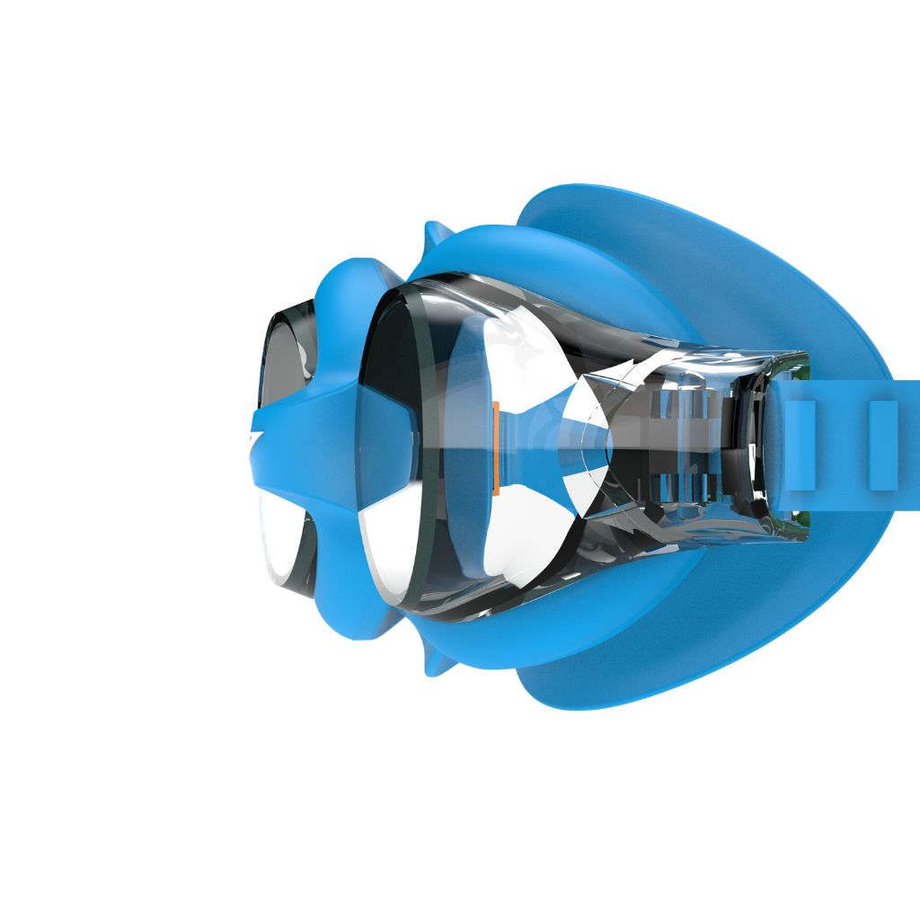 Speedo Kids Skoogle Azure Blue Fluro Green