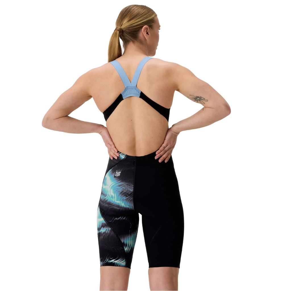 Speedo LZR Pro 2.0 Printed Kneeskin Electro Static Black