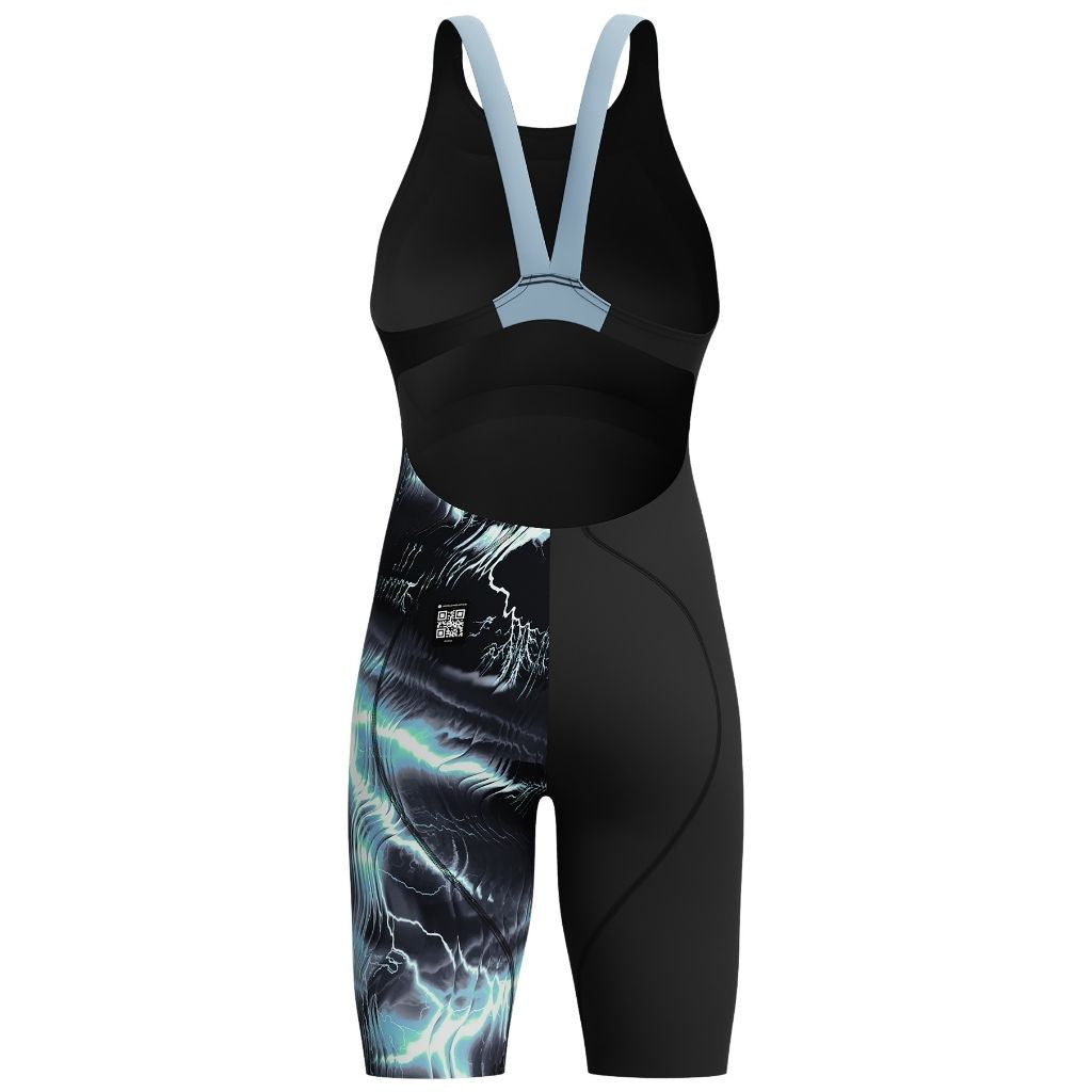 Speedo LZR Pro 2.0 Printed Kneeskin Electro Static Black