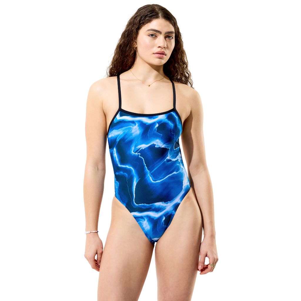 Speedo Lightning V Back Team Royal Blue