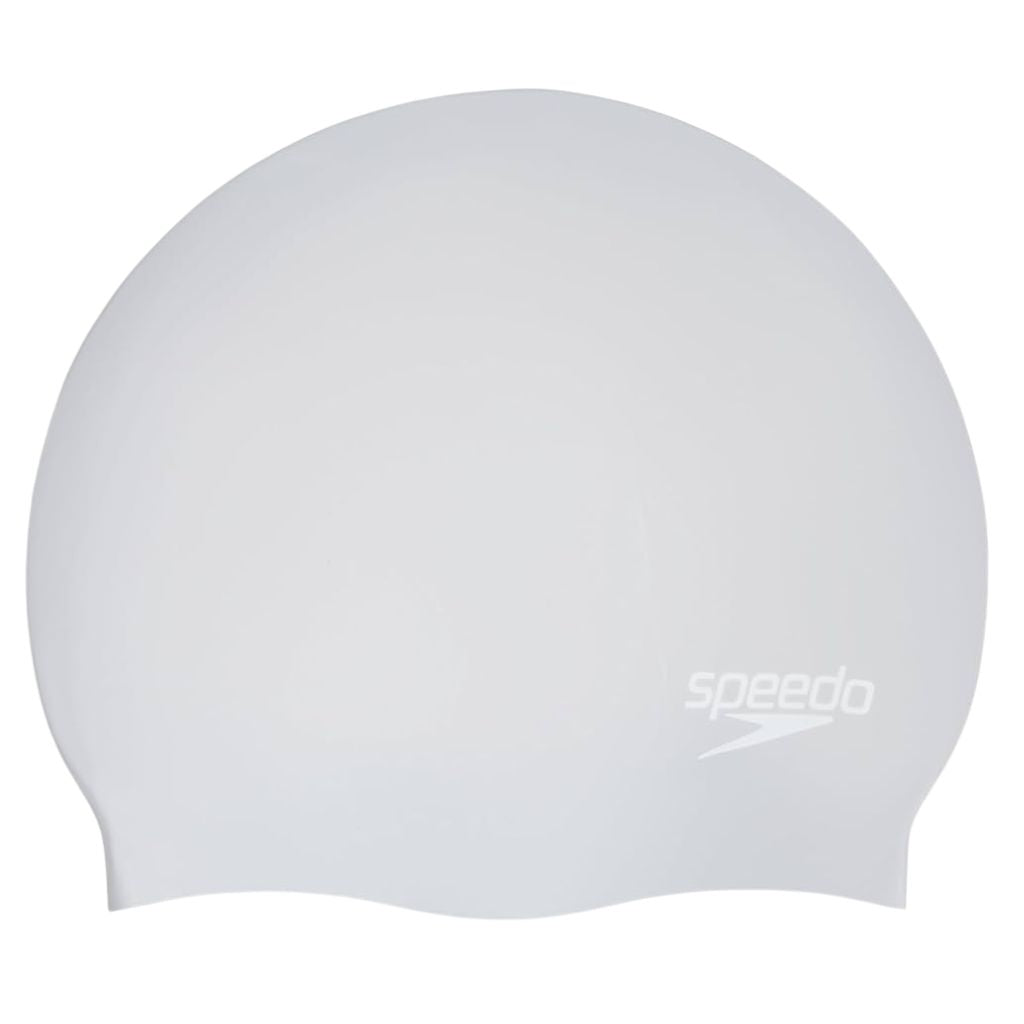 Speedo Long Hair Silicone Cap Silver