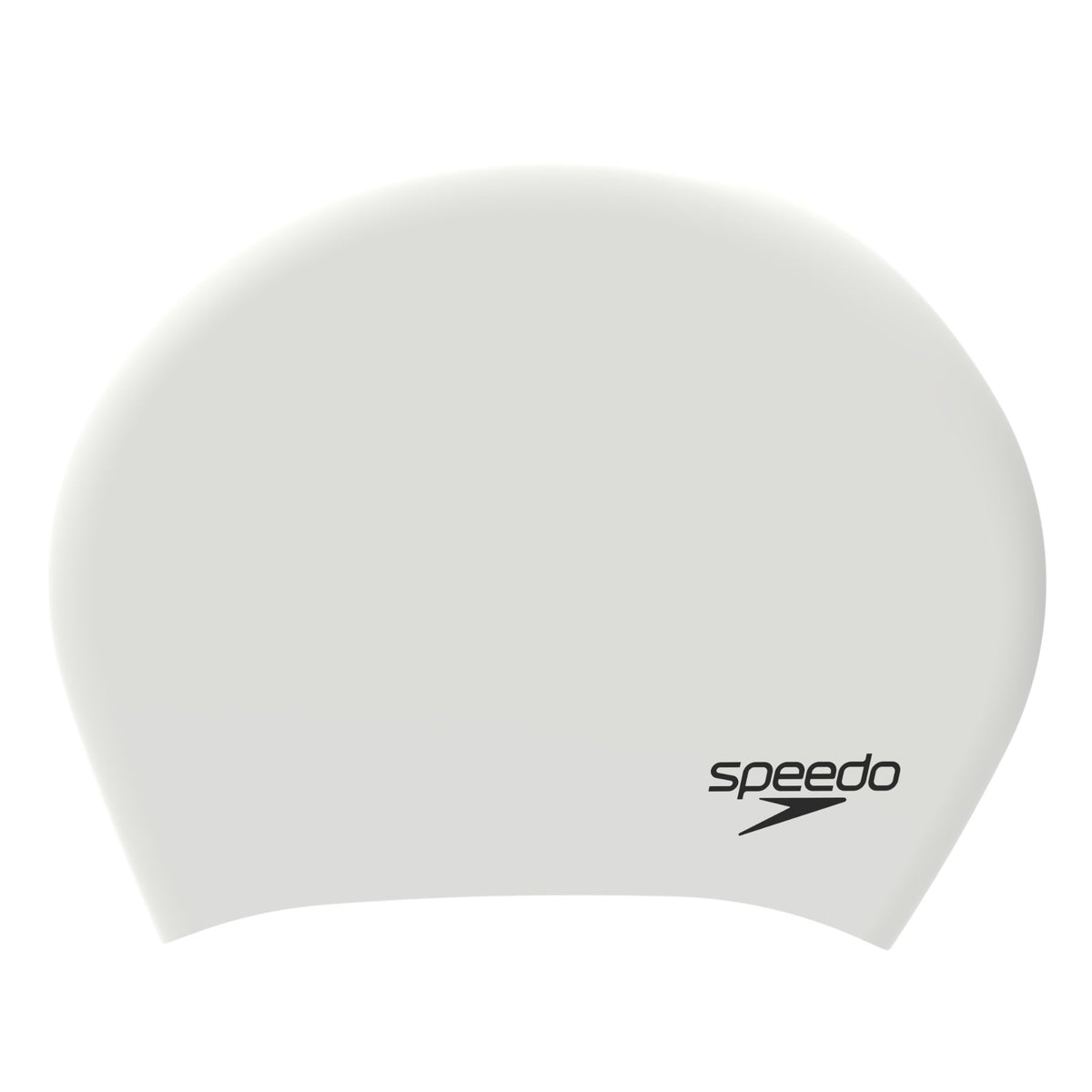 Speedo Long Hair Silicone Cap White