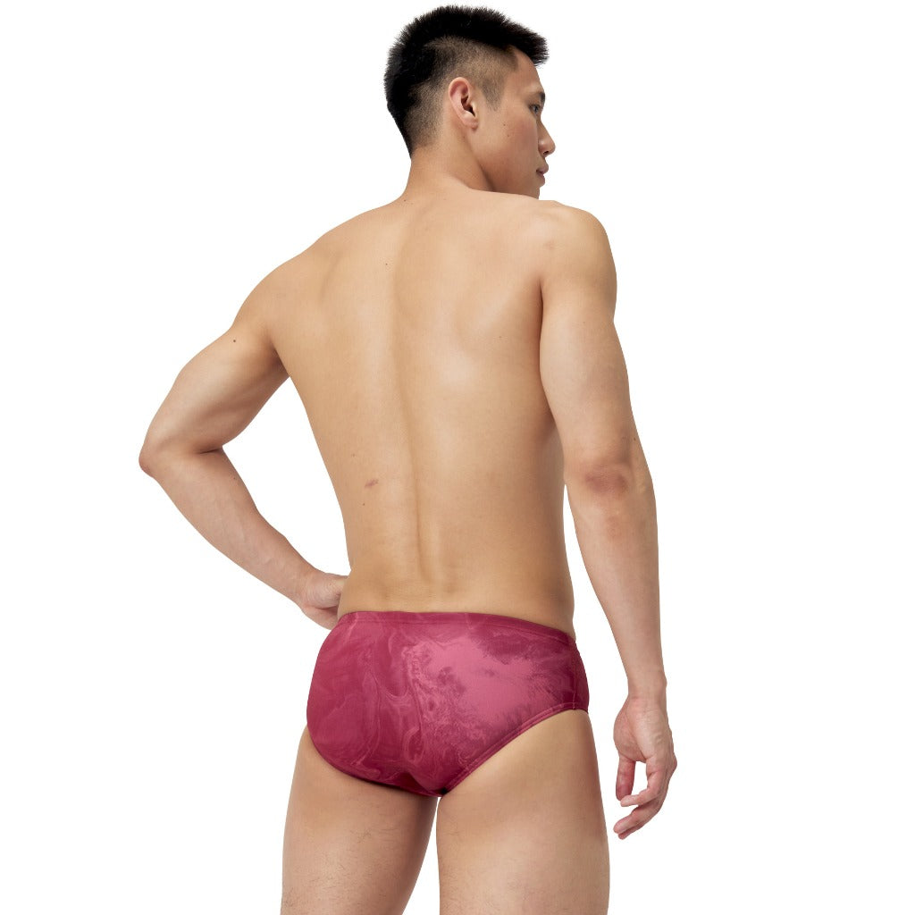 Speedo Lunar Storm Brief Maroon