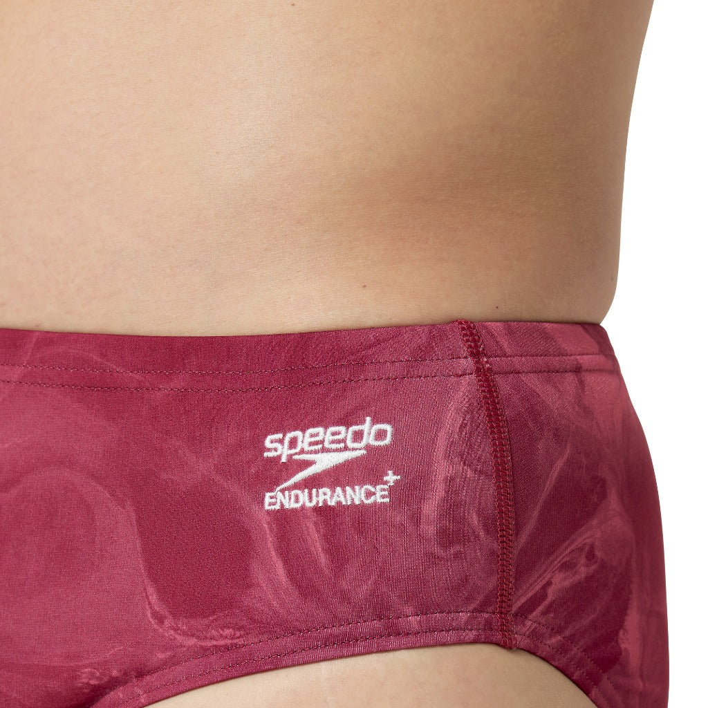 Speedo Lunar Storm Brief Maroon