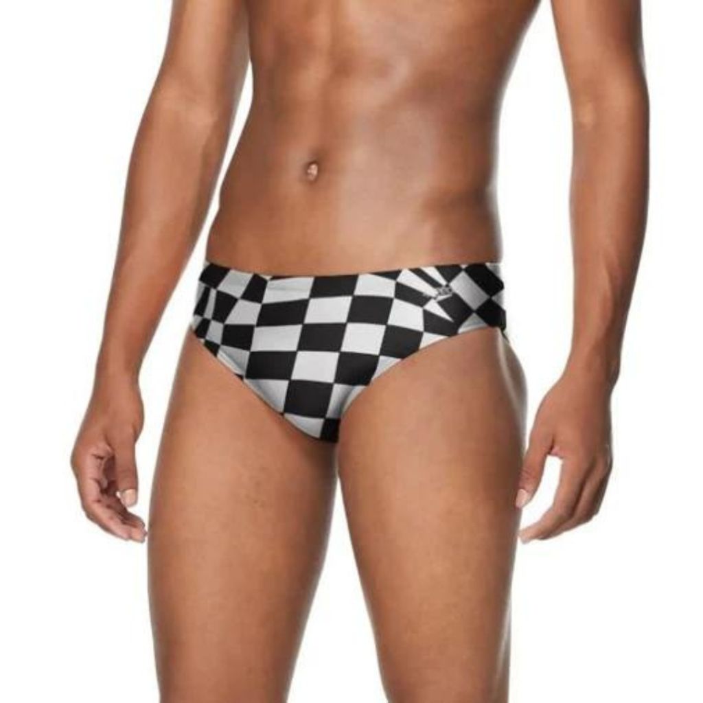 Speedo Printed One Brief - Bright White