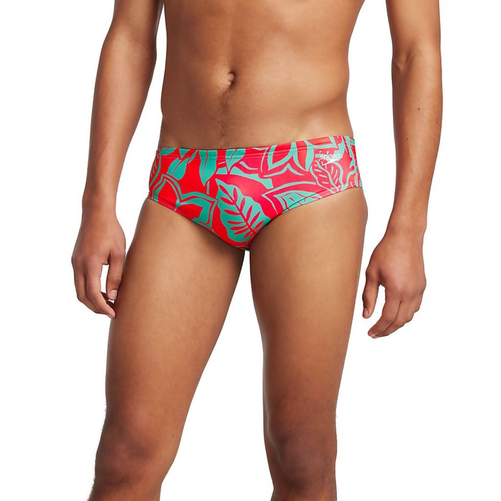 Speedo Men&#39;s Printed One Brief Exploded Floral