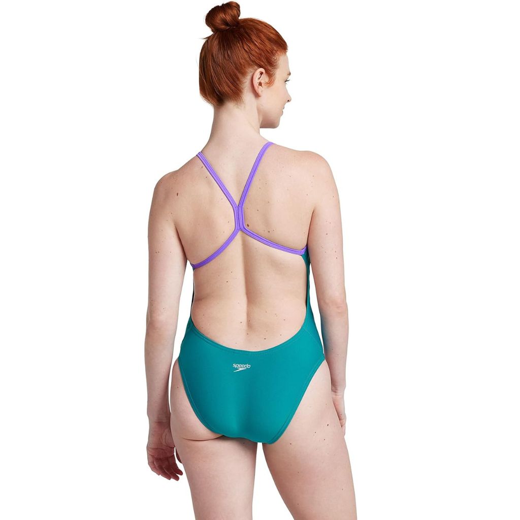 Speedo One Back Colorblock Turquoise