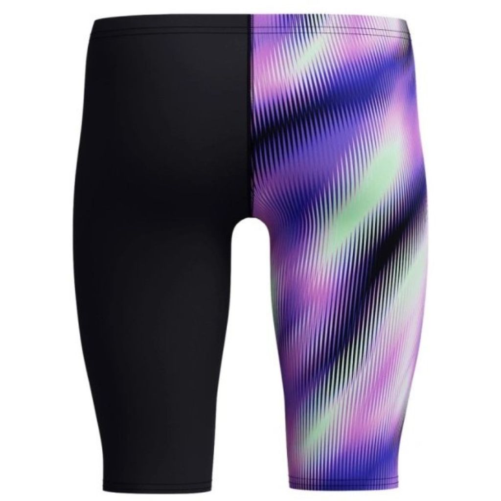 Speedo One Leg Printed Jammer Blurry Lines
