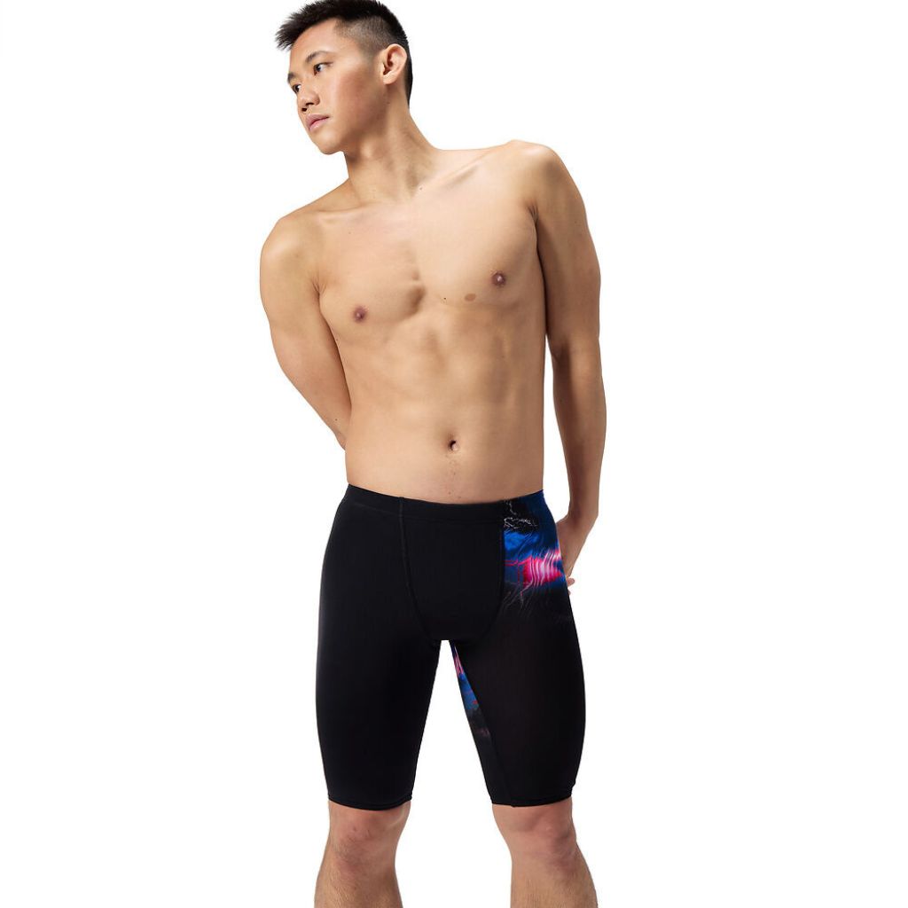 Speedo Placement Printed Jammer Electro Static Black