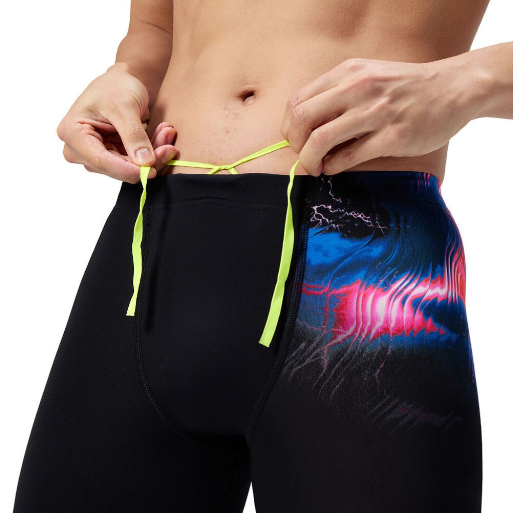 Speedo Placement Printed Jammer Electro Static Black