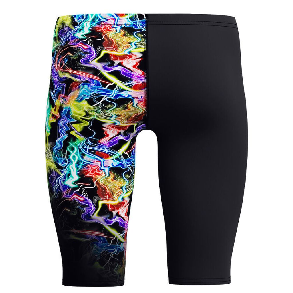 Speedo Placement Printed Jammer Static Volta Black